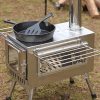 360不锈钢双面窗花_02(1) Stainless steel Tent Stove(S & L size)(Single-sided & double-sided glass)