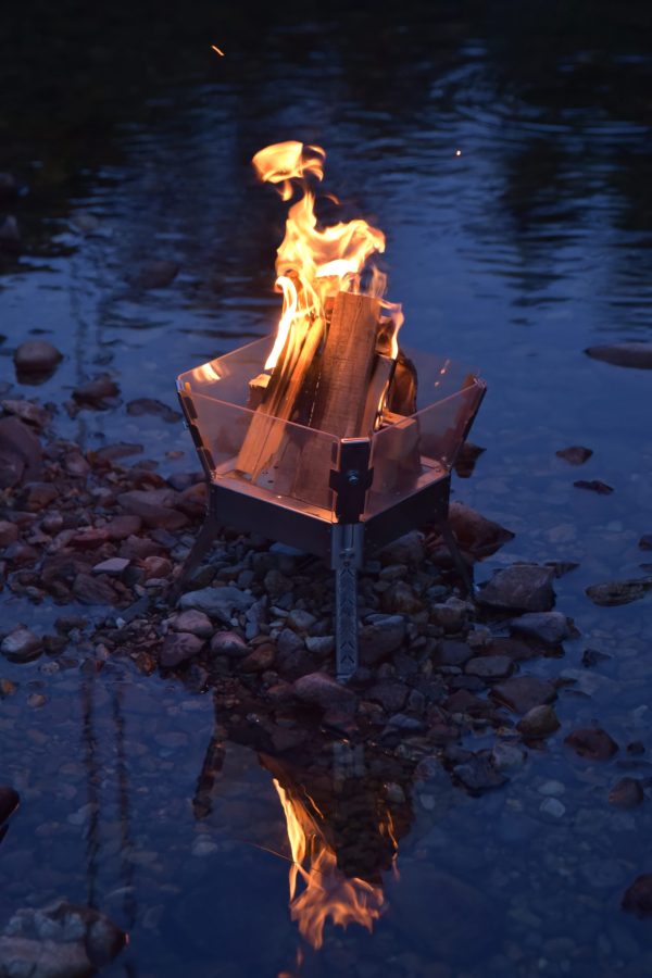 DSC_0913 Foldable Four-sided glass heating&barbecue brazier