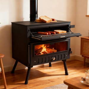 Black High-Temperature Large Oven