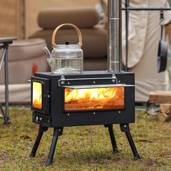 详情页-ZA-360HD-恢复的_01(1) Carbon Steel Tent Stove(S & L size)(Single-sided & double-sided glass)