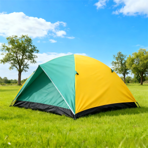 Multi-Color Manual Pitch Double-Layer Tent (2) Multi-Color Manual Pitch Double-Layer Tent